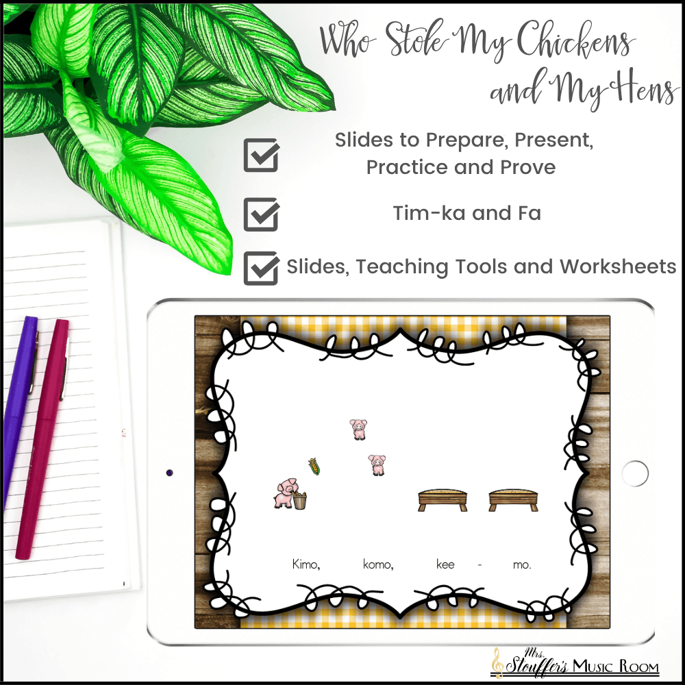 Our Old Sow - Tam Ti, Tim-ka Low Sol - Kodaly Method Folk Song File - Image 3
