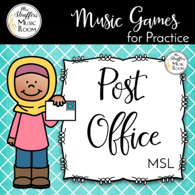 Post Office Mi-Sol-La Solfege Game for Music Class