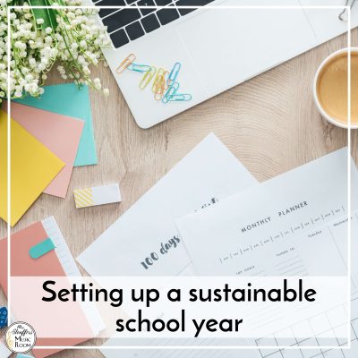 Setting up a sustainable school year