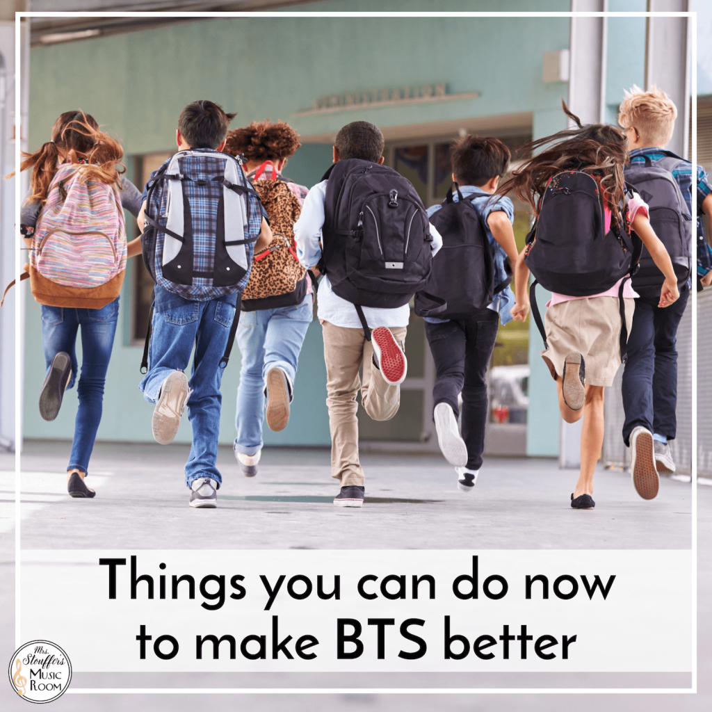 Things You Can Do Now to Make BTS Better