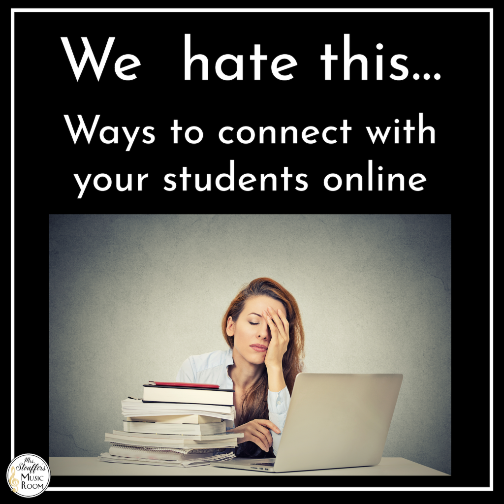 ways to connect with students online