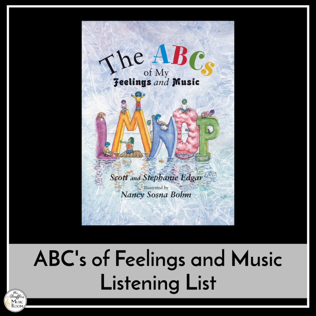 abcs of feelings and music listening list