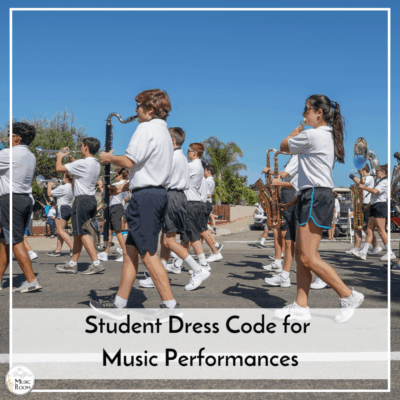 Student Dress Code for Music Performances