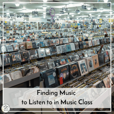 Finding Music to Listen to in Music Class