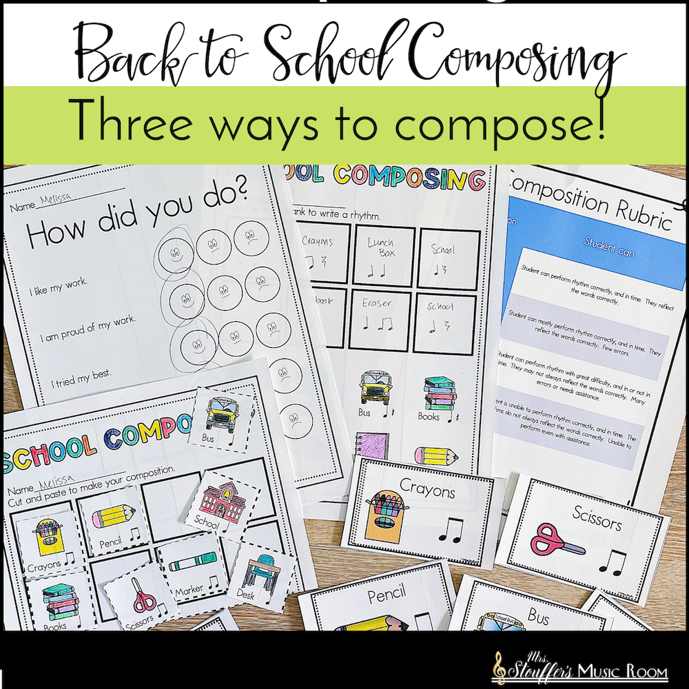Back to School Composing – Composition Activities for Elementary Music